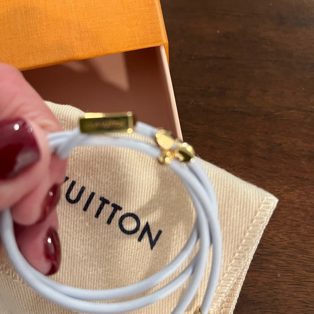 Louis Vuitton Gold light blue Bracelet - Picture 3 of 4